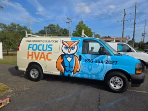Focus HVAC van